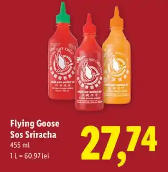 Lidl Flying Goose Sos Sriracha Ofertă