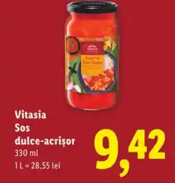 Lidl Vitasia Sos dulce-acrisor Ofertă