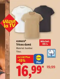 Lidl Esmara Tricou damǎ Ofertă