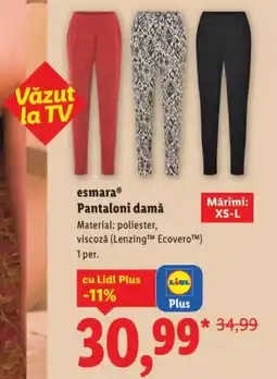 Lidl Esmara Pantaloni damă Ofertă