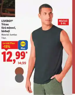 Lidl LIVERGY Tricou fără mâneci, bărbați Ofertă