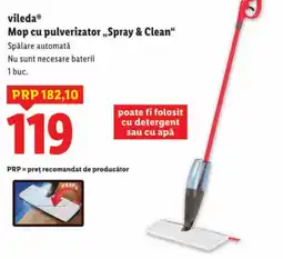 Lidl Vileda Mop cu pulverizator,,Spray & Clean" Ofertă