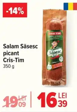 Carrefour Salam Săsesc picant Cris-Tim Ofertă