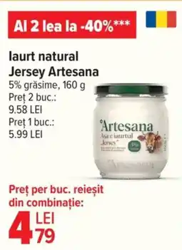 Carrefour laurt natural Jersey Artesana Ofertă