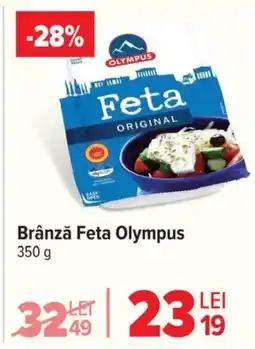 Carrefour Brânză Feta Olympus Ofertă