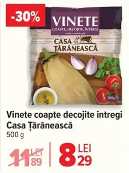 Carrefour Vinete coapte decojite întregi Casa Țărănească Ofertă