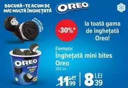 Carrefour îngheţată mini bites Oreo Ofertă