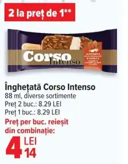 Carrefour îngheţată Corso Intenso Ofertă
