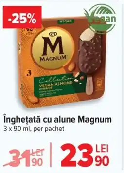 Carrefour îngheţată cu alune Magnum Ofertă