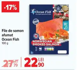 Carrefour File de somon afumat Ocean Fish Ofertă