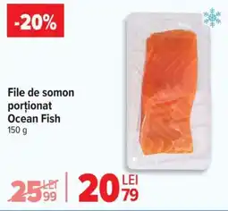 Carrefour File de somon porţionat Ocean Fish Ofertă