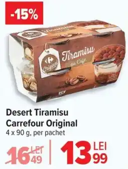 Carrefour Desert Tiramisu Carrefour Original Ofertă