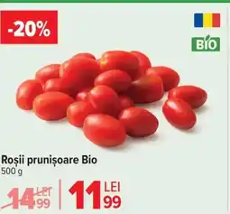 Carrefour Roşii prunişoare Bio Ofertă