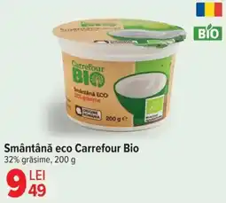 Carrefour Smântână eco Carrefour Bio Ofertă