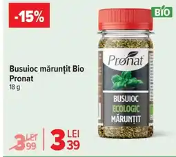 Carrefour Busuioc mărunțit Bio Pronat Ofertă