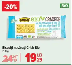 Carrefour Biscuiți nesărați Crich Bio Ofertă