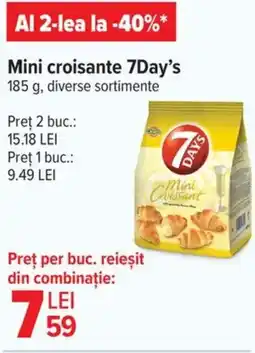 Carrefour Mini croisante 7Day's Ofertă