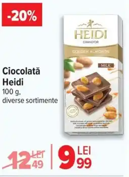 Carrefour Ciocolată Heidi Ofertă