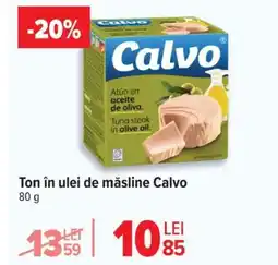 Carrefour Ton în ulei de măsline Calvo Ofertă