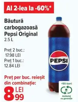 Carrefour Băutură carbogazoasă Pepsi Original Ofertă