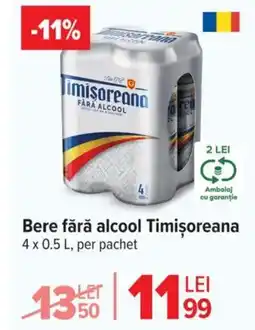 Carrefour Bere fără alcool Timişoreana Ofertă