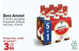 Carrefour Bere Amstel Ofertă