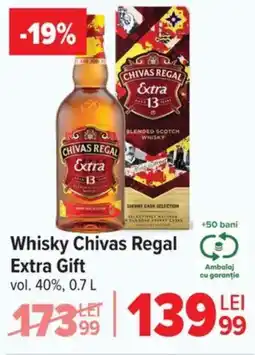 Carrefour Whisky Chivas Regal Extra Gift Ofertă