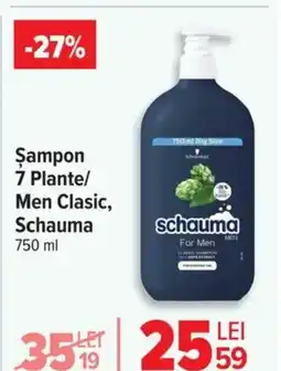 Carrefour Şampon 7 Plante/ Men Clasic, Schauma Ofertă