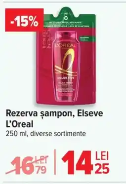 Carrefour Rezerva şampon, Elseve L'Oreal Ofertă