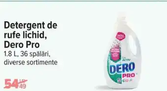 Carrefour Detergent de rufe lichid, Dero Pro Ofertă