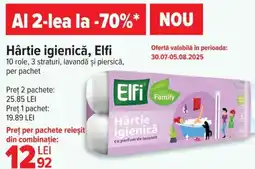 Carrefour Hârtie igienică, Elfi Ofertă