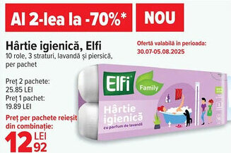Carrefour Hârtie igienică, Elfi Ofertă