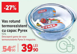 Carrefour Descoperă gama de vase cu capac Pyrex Ofertă