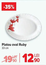 Carrefour Platou oval Ruby Ofertă