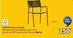JYSK AJSTRUP scaun stivuibil Ofertă