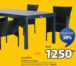JYSK VATTRUP masă grădină Ofertă