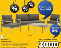 JYSK ODDESUND set terasǎ Ofertă