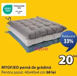 JYSK MYGFJED pernǎ de grădină Ofertă