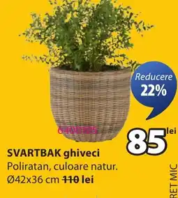 JYSK SVARTBAK ghiveci Ofertă