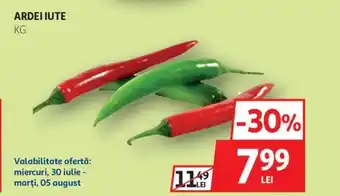 Auchan Ardei Iute Ofertă