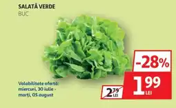 Auchan Salată verde Ofertă