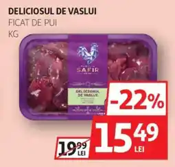Auchan Deliciosul de vaslui Ficat de pui Ofertă