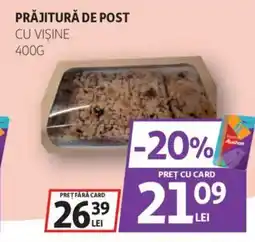 Auchan Prăjitură de post cu visine Ofertă