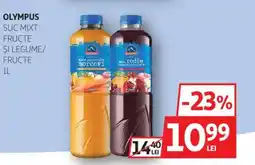 Auchan OLYMPUS Suc mixt fructe şi legume/ fructe Ofertă