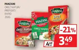 Auchan PANZANI Orez natur/ prefiert/ rapid Ofertă