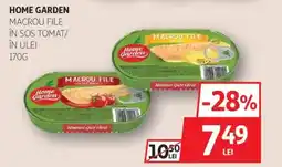 Auchan HOME GARDEN Macrou file în sos tomat/ în ulei Ofertă