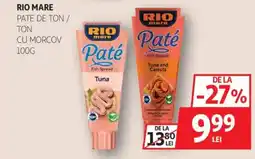 Auchan RIO MARE Pate de ton/ ton cu morcov Ofertă