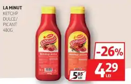 Auchan LA MINUT Ketchp dulce/ picant Ofertă