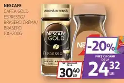 Auchan NESCAFE Cafea gold espresso/ brasero crema/ brasero Ofertă