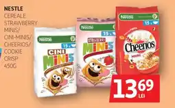 Auchan NESTLE Cereale strawberry minis/ cini-minis/ cheerios/ cookie crisp Ofertă